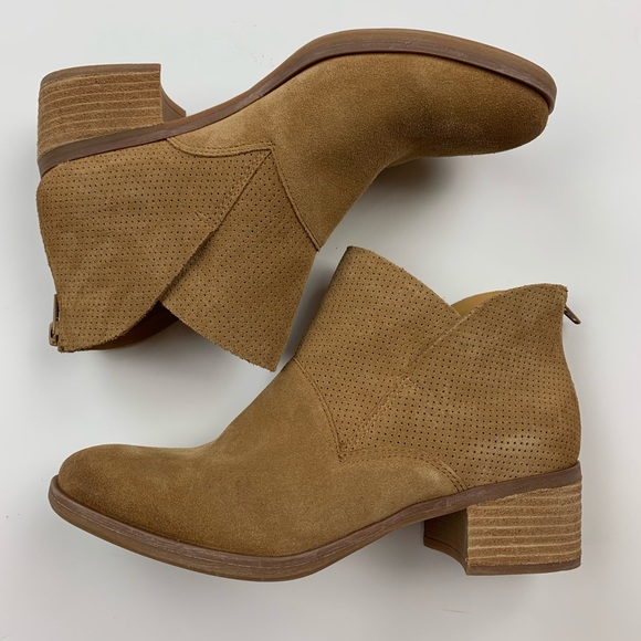Korks Maldon Tan Suede Booties Sz 7.5 - Picture 8 of 10